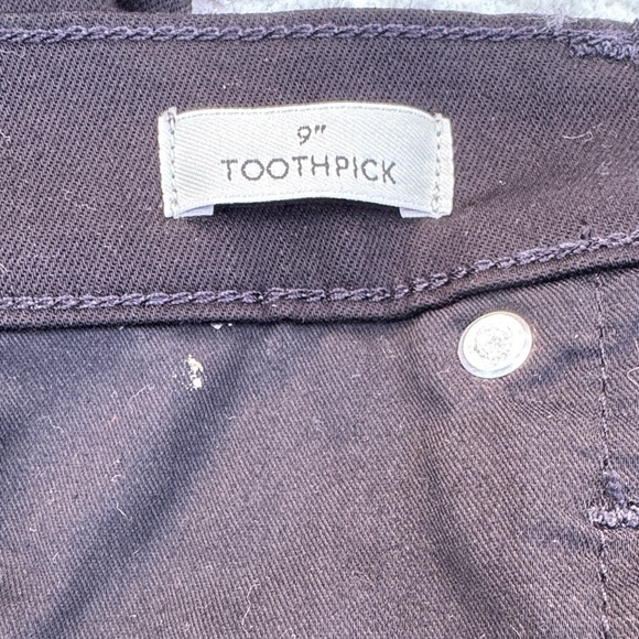 J. Crew Black Denim 9” High-Rise Tootpick  Sz 28 - Picture 6 of 10